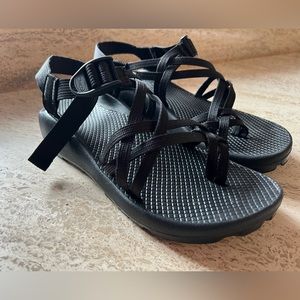 Chaco ZX2 Sandals, Black, Women’s Size 8